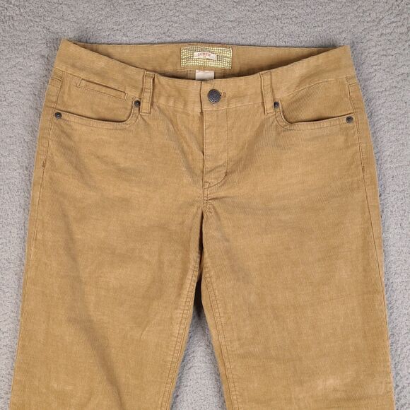 J. Crew Corduroy Pants Womens 30 S Brown Bootcut 33x30.5 Stretch Pockets Jeans - Picture 2 of 13